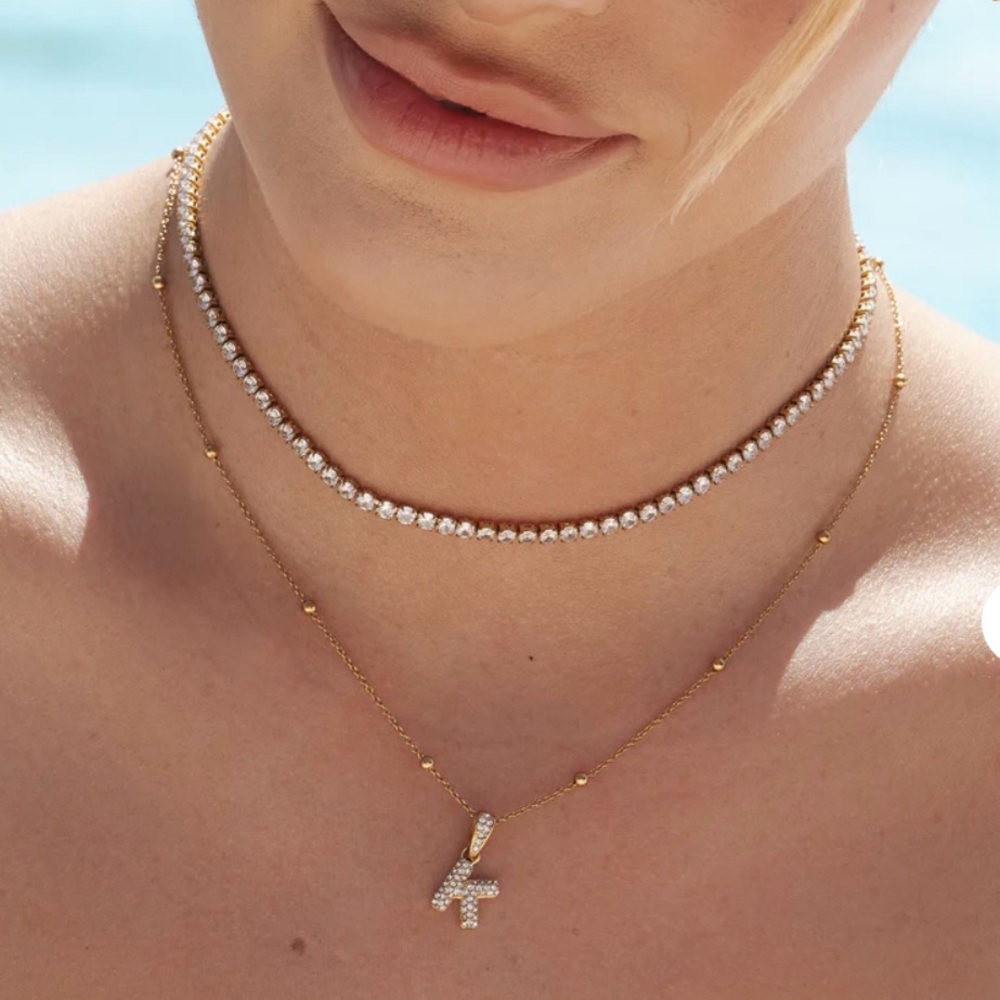 TENNIS NECKLACE (GOLD)